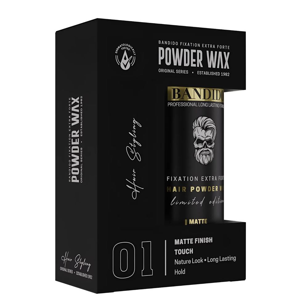 Cabello con Volumen y Fijación Natural Polvo Texturizador Bandido 32Gr